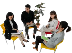 meeting High-performing team meeting, each feeling psychologically safe